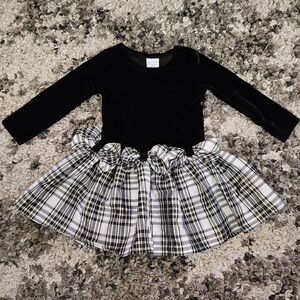 Girls Fancy Beautiful Holuday Christmas Dress Size 18months
